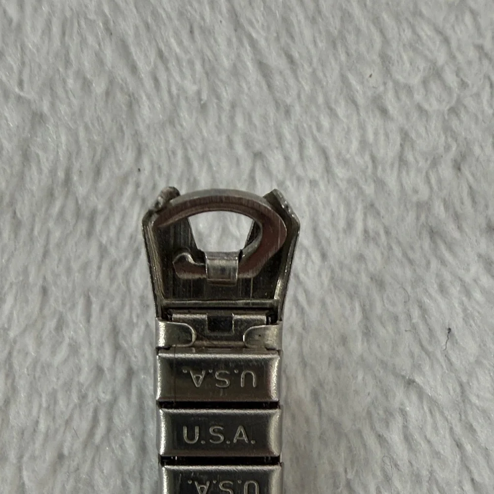 Timex Silver Watch with Cream Dial